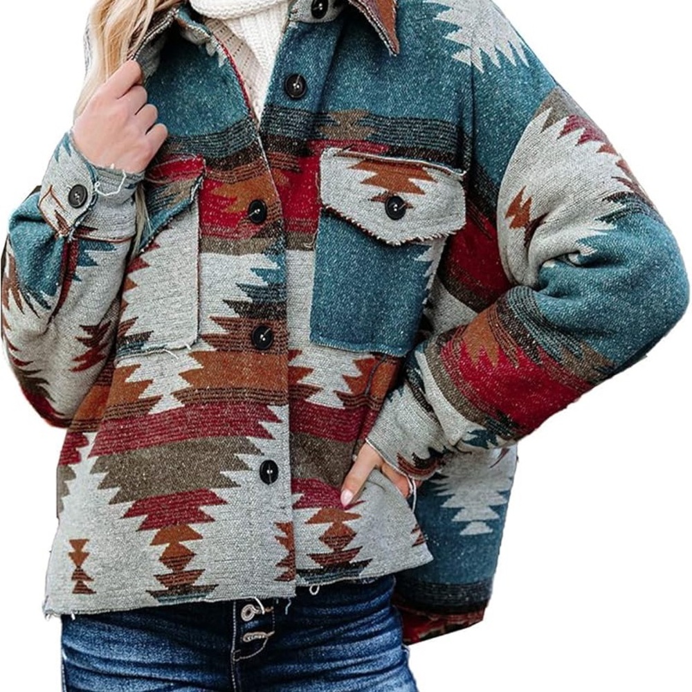 Southwestern Patterned Jacket - image 3